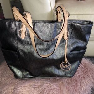 Dark grey Michael Kors tote